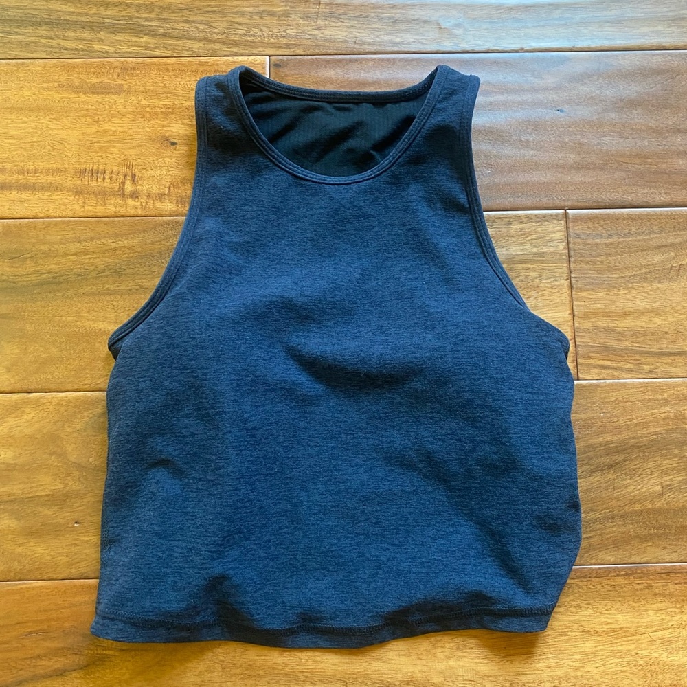 Vuori tank heather navy blue